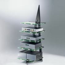 Schroers & Schroers Alphastatic Clear Glass Black